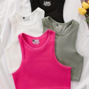 Ribbed crop top