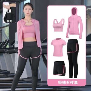 Pink yoga suit