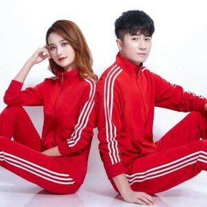 Premium red tracksuit set