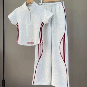 Womens two piece tracksuit set