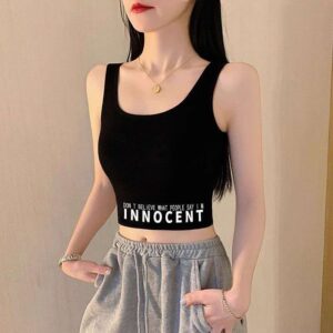 Black crop top